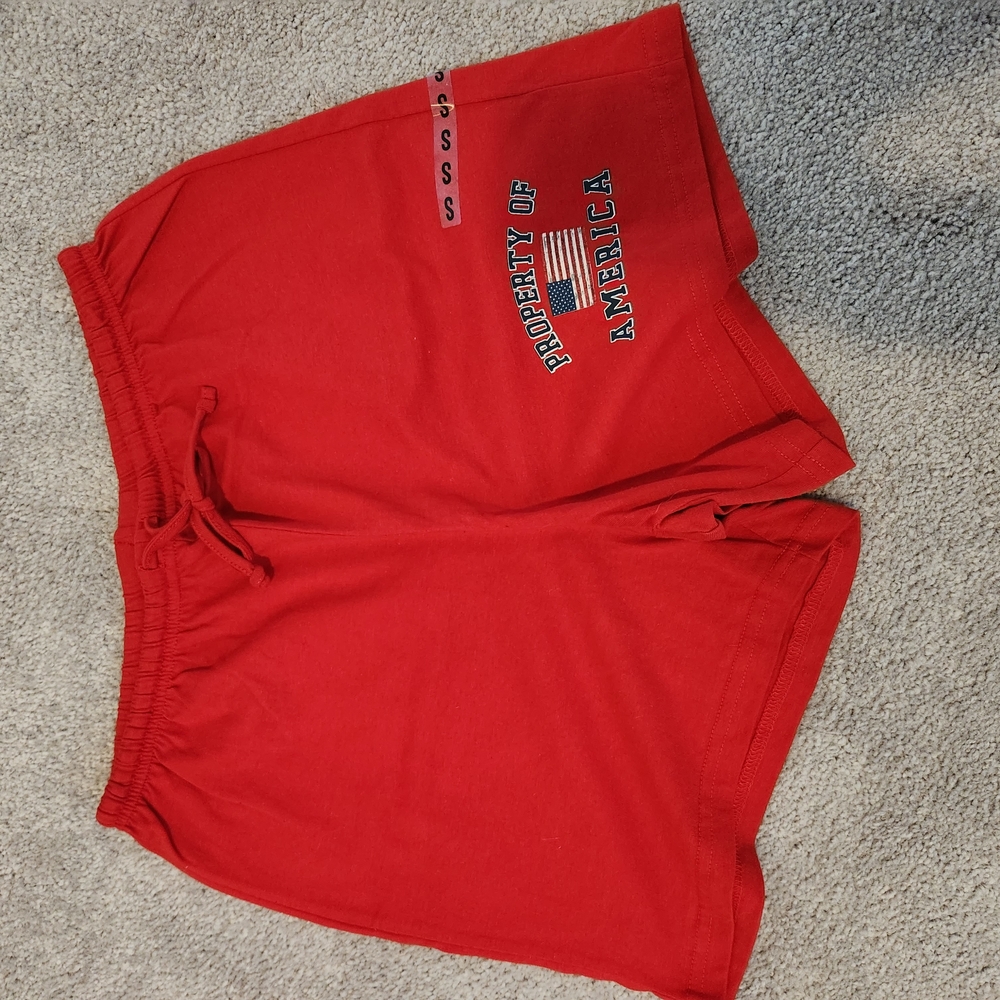 Red Ladies Shorts